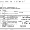 Bomag BW154 ACP 4AM Hydraulic Schematic Drawing No 87610103 2 2008 EN DE