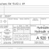 Bomag BW154 AD 4AM Hydraulic Schematic Drawing No A92010066 2004 EN DE