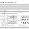 Bomag BW154AP Hydraulic Schematic Drawing No 87610102 2008 EN DE