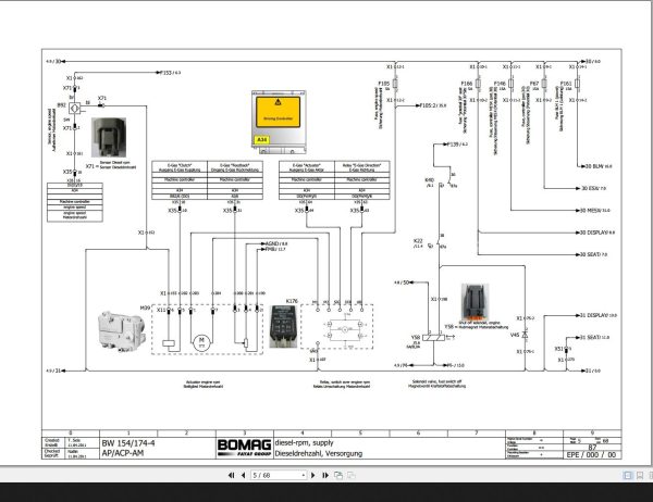 Bomag BW154 174 4 AP ACP AM Wiring Diagram Function 87 2011 EN DE 1