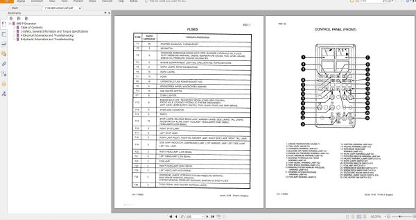 Case Excavator 688 P Troubleshooting Schematic 2