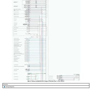 Cummins Truck ISB 6.7L wCM2350 B101 EPA13 Wiring Diagram Engine Controls
