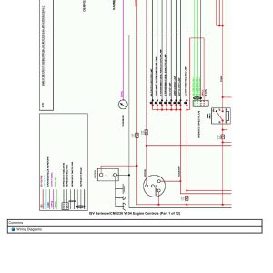 Cummins Truck ISV CM3230 V104 Wiring Diagram Engine Controls