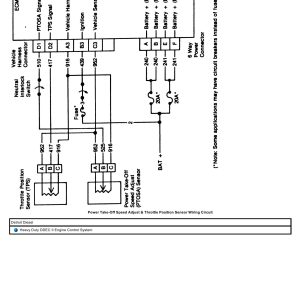 Detroit Diesel Truck Heavy Duty DDEC II Engine Control System Wiring Diagram 1