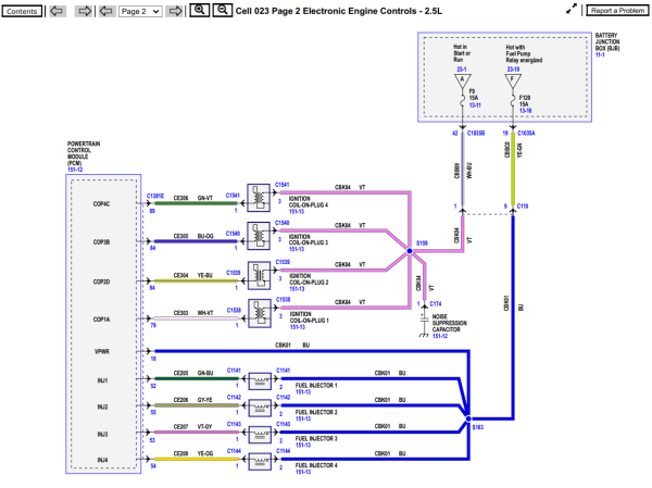 Ford Escape 2021 Electrical Wiring Diagram Connector Viewer Pinout Engine 2