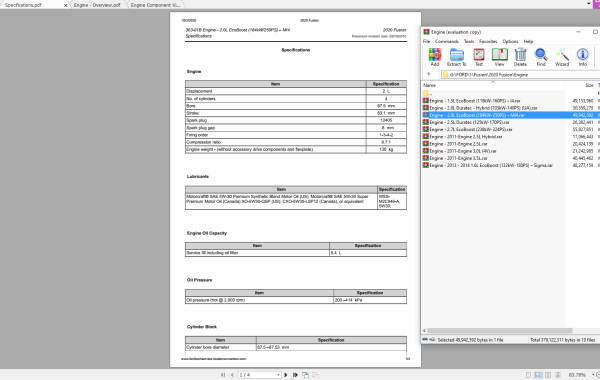 Ford Fusion 2020 Electrical Wiring Diagram Connector View Pinout Engine 3