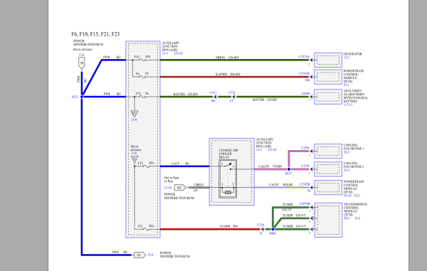 Ford GT 2021 Electrical Wiring Diagram Connector Viewer Pinout 7