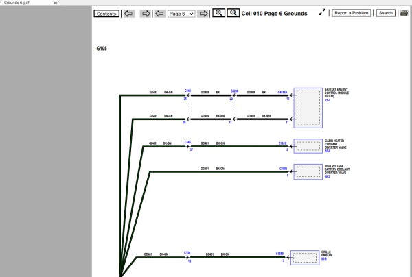 Ford Mustang Mach E 2022 Electrical Wiring Diagram Connector Viewer Pinout 3