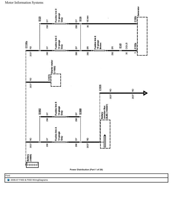 Ford Truck F450 F550 Wiring Diagrams 2006 2007 1