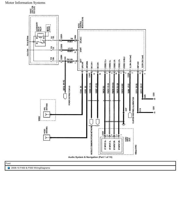 Ford Truck F450 F550 Wiring Diagrams 2008 2010 1