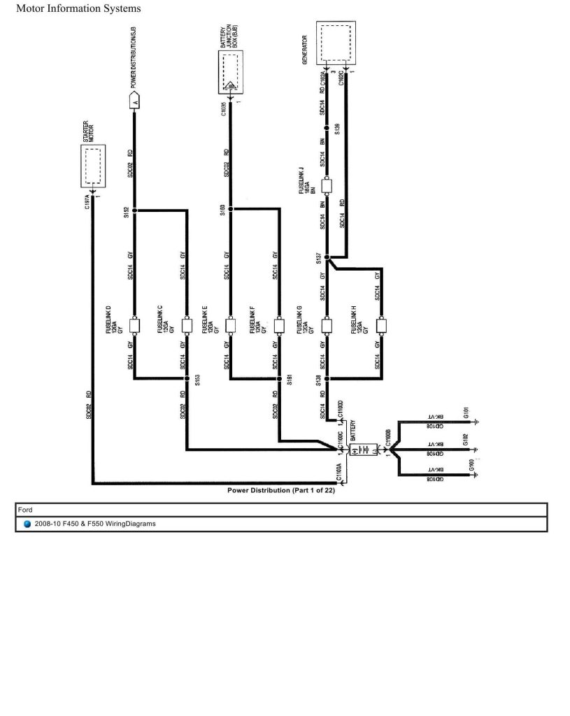 Ford Truck F450 F550 Wiring Diagrams 2008 2010