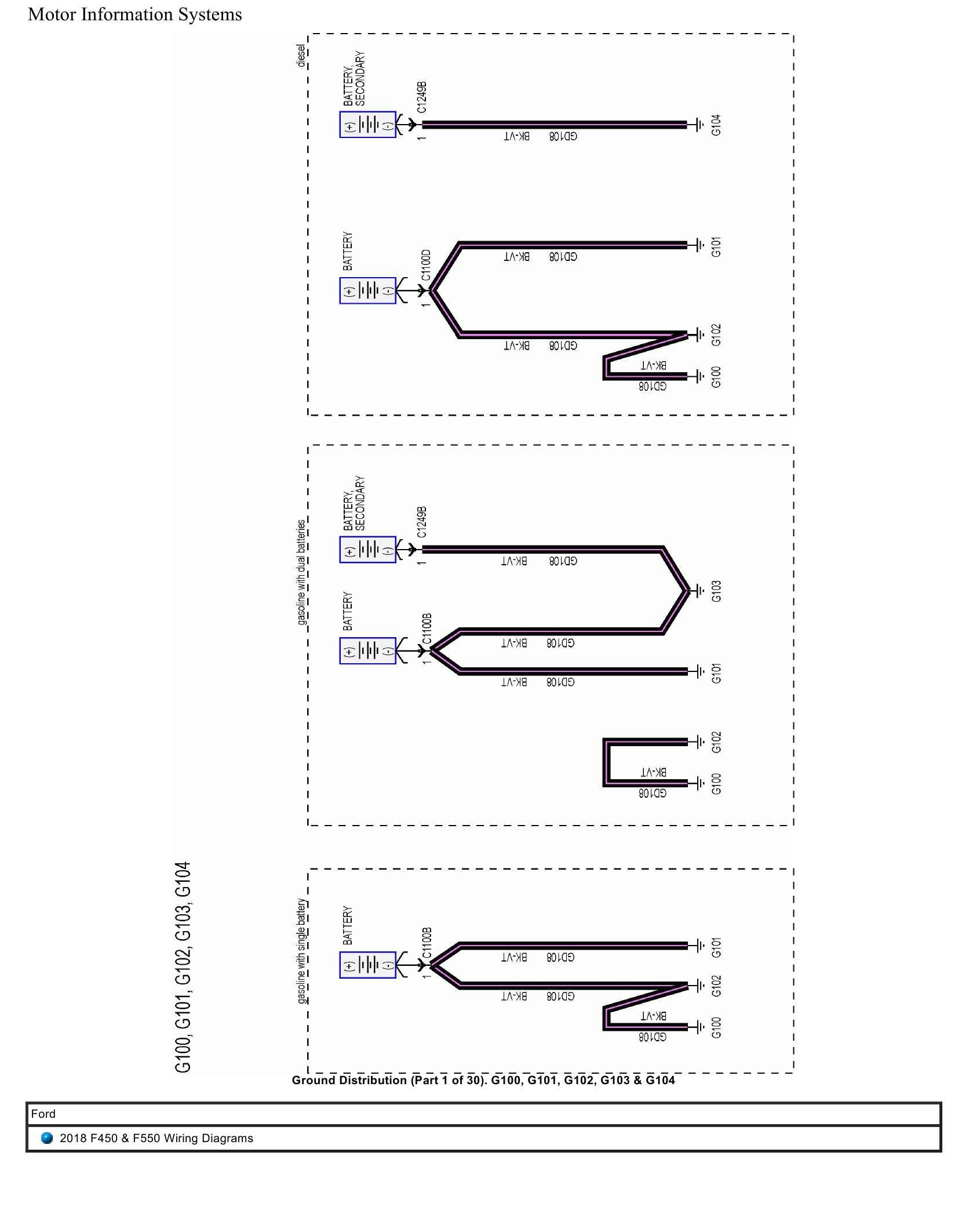 Ford Truck F450 F550 Wiring Diagrams 2018