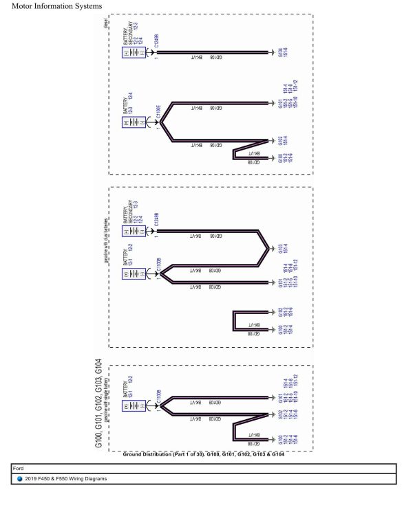 Ford Truck F450 F550 Wiring Diagrams 2019