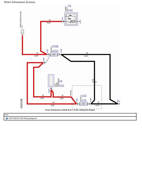Ford Truck F650 F750 Wiring Diagrams 2019