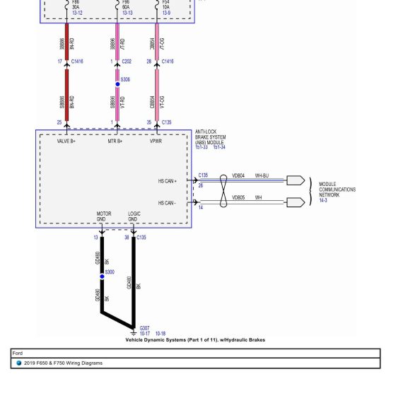 Ford Truck F650 F750 Wiring Diagrams 2018