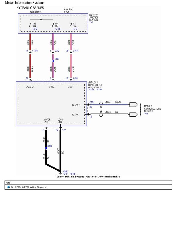 Ford Truck F650 F750 Wiring Diagrams 2019 1