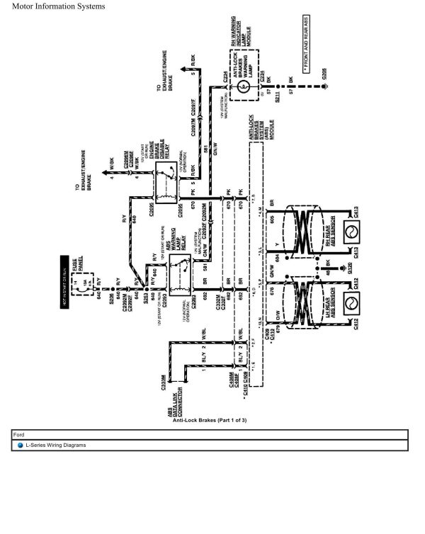Ford Truck L Series Wiring Diagrams