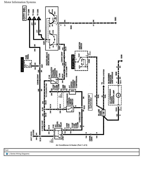Ford Truck L Series Wiring Diagrams 1