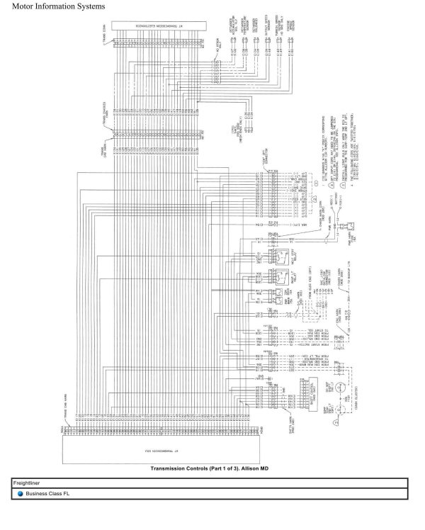 Freightliner Truck Business Class FL Wiring Diagrams 1
