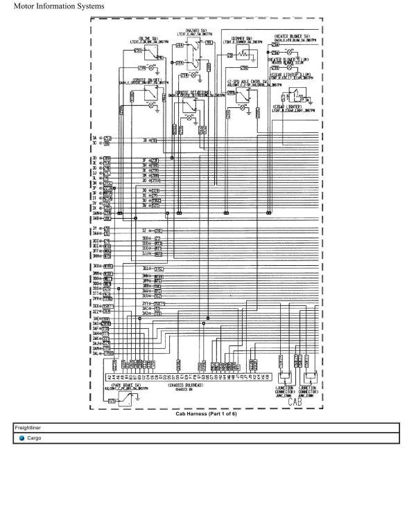 Freightliner Truck Cargo Wiring Diagrams