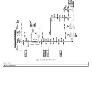 General Motors Truck 6.5L Diesel Engine Control System Wiring Diagrams 1