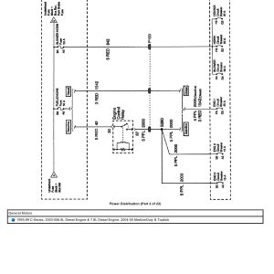 General Motors Truck C Series Diesel Engine MediumDuty Topkick Wiring Diagrams 1993 2005 1