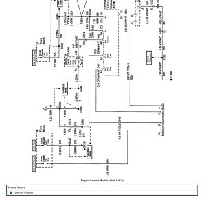 General Motors Truck T Series Wiring Diagrams 1998 1999 1