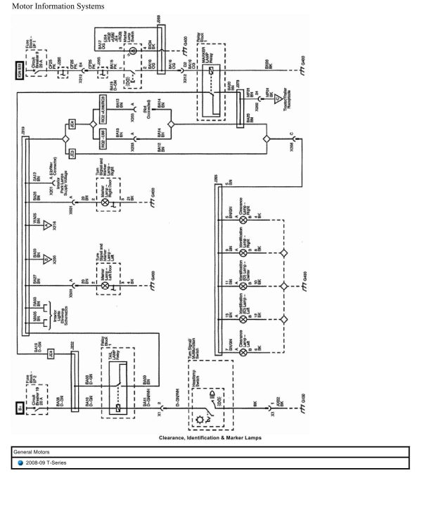 General Motors Truck T Series Wiring Diagrams 2008 2009 1