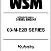 Kubota Diesel Engine 03 M E2B Series Workshop Manual