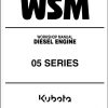 Kubota Diesel Engine 05 Series Workshop Manual