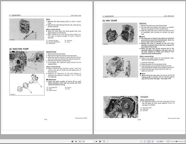Kubota Diesel Engine AC60 Workshop Manual 1