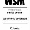 Kubota Diesel Engine Electronic Governor Workshop Manual