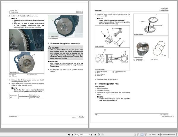 Kubota Diesel Engine SM E4 Series Workshop Manual 1