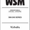 Kubota Diesel Engine SM E4B Series Workshop Manual