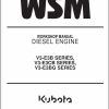 Kubota Diesel Engine V3 E3B V3 E3CB V3 E3BG Series Workshop Manual