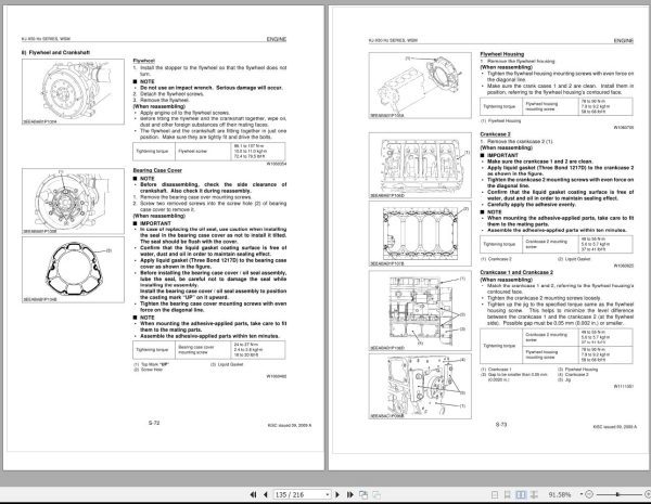 Kubota Diesel Generator KJ X 50 Hertz Series Workshop Manual 1