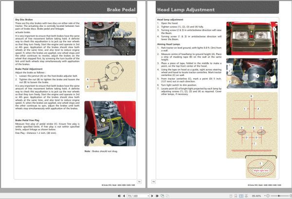 Mahindra Tractor 00 Series 4500 5500 6000 6500 Operator Manual 1