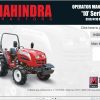 Mahindra Tractor 10 Series 3510 4110 Operator Manual