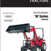 Mahindra Tractor 10 Series 4010 Gear Parts Manual
