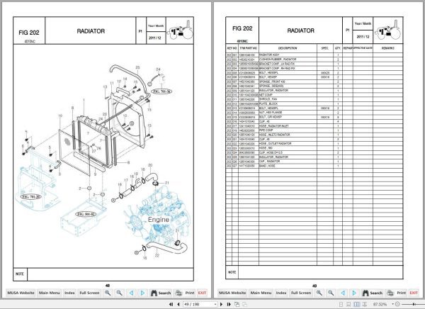 Mahindra Tractor 10 Series 4010 Gear Parts Manual 1
