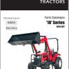 Mahindra Tractor 10 Series 4010 HST Parts Manual