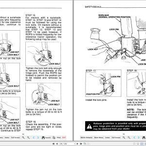 Mahindra Tractor 15 Series 2015 4WD Operator Manual 1