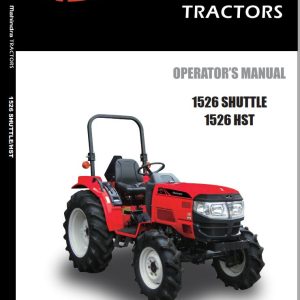Mahindra Tractor 1526 Shuttle HST Operator Manual