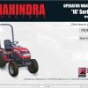Mahindra Tractor 16 Series 1816 HST Operator Manual