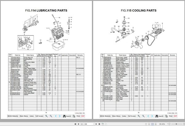 Mahindra Tractor 16 Series 2816 Gear HST Parts Manual 1