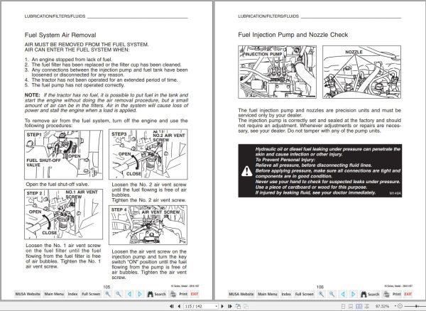 Mahindra Tractor 16 Series 2816 HST Operator Manual 1