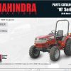 Mahindra Tractor 16 Series 3316 Gear HST Parts Manual