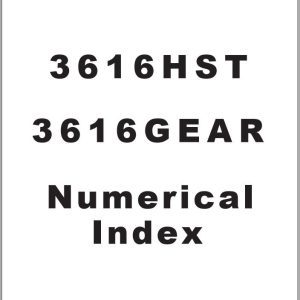 Mahindra Tractor 16 Series 3616 Gear HST Parts Manual