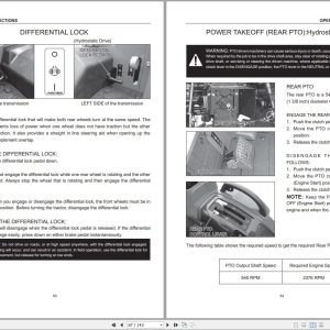 Mahindra Tractor 1626 Shuttle HST Operator Manual 1