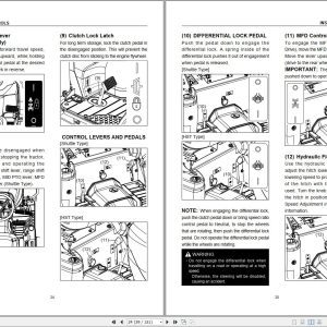 Mahindra Tractor 1635 Shuttle HST Cabin Operator Manual 1